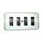 Multiport 5V Cellular Cellphone Charging Dock Outlet 4 USB Travel Universal UK Wall Socket with USB Charger