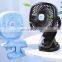 New trending portable auto rotating desktop mini fan rechargeable mini charging fan