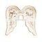 Custom Logo Gold Angel Wing Gold Small Ceramic Jewelry Ring Dishplay Tray Dish Plate