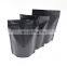 100% biodegradable custom Logo resealable matte blackstand up pouch foil mylar ziplock food bags