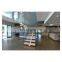 Best selling solid rubber wood steps and handrail steel railing staircase