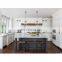 Modern shaker design free standing island set with storage bespoke kitchen design french country