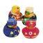 Hight quality plastic lover gift bath rubber toy duck bride and groom