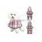 2021 trendy rabbits dress autumn pink small girl warm luxury dog ragdoll shirt pet coats cat clothes