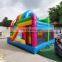 Commercial outdoor toys bounce house with slide inflatable pvc castle for kids