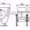 folded cinema theater seat HJ16C--L