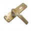 Good quality custom security zinc aluminum bathroom mortise front knob handle door lock set with latch