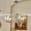 Hot Sale 2022 Ceiling Hanging Lamp Modern Simplicity Chrome Iron Round Glass Ball Chandeliers Restaurant Pendant Light