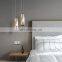 Modern LED Office Pendant Light Clear Glass Nordic Indoor Bedroom Bedside Decor Home Hotel Chandelier