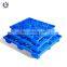 Plastic Opaque Porous Blue Basket Collapsible Storage Folding Crate Stackable Plastic Turnover Basket