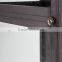Wood Modern Antique Wine Cooler Cabinet of Metal Legs