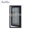 Hurricane impact casement window aluminum profile windows and door with retractable flynet