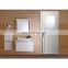 High Quality hot sale  double layer tempered glass white colour Upvc/pvc Bathroom Door