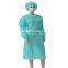 Xiantao Manufacturer PP/PP+PE/SMS Non Woven Visit Gown White Yellow Blue Green Disposable Isolation Gown