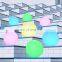 Dia.100cm Fashion Colorful LED Lighting Big Plastic Decoration Garden Ball solar ball light Holiday Lighting