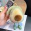 61Plush pendant cute fruit pendant avocado car key chain backpack pendant