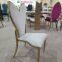 Latest Design Stainless Steel Gold wedding Event Dining Chair