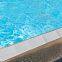 Aluminum Alloy Gratings Outdoor Swimming Pool Decoration Wavy Style Grating Pool Gutter Grating Swimmer