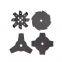 3T Black Grass Trimmer Blades Weed Eater Blade Brush Cutter Blade For Weeding