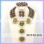 Mitaloo MT0004 New Model Beads Jewelry Set Nigerian Bridal Bead Set For Wedding