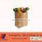 Fashion design kraft paper valve bag for food