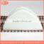 Eco-friendly china wholesale white ceramic porcelain hot napkin holder paper tissue box holder for restaurant