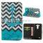 Best selling customized pattern printing pu for LG G3 Mini cases with credit card slot