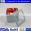 square tin window box for candy package