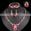 Best Selling High Quality Alloy Jewelry Set With Gold Plated Jewelry Sets Dubai Custom