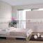 Modern Melamine Elegant Bright White Bedroom Set (SZ-BF076)