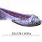 2015 new high quanlity lady fashion beautiful ballerinas with laser drilling flowers