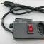 new 6way with swtich fuse Brazil Inmetro power strip surge protector