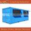 Customized 10 foot 20' ft 40 feet air / gas spring flying side container