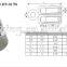 2mm HARDWARE RIGGING DOUBLE WHEEL RIGID PULLEY