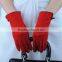 Shetland Screen Touch Customized Wool Gloves with Side Opening