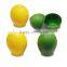 lemon keeper vegetables fruit citrus shaped plastic storage saver box container