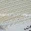 White rectangular PP rattan display basket in supermarket