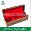 Leather wine carrier packaging box for single bottle