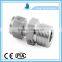 High precision straight male threaded stainless steel tube fitting