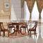 Round dining table set foshan dianfan 856R solid wooden