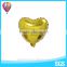 2016 heart shape decoration foil balloon with customer design and different colors for party and wedding stage favors