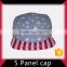 Fast delivery professional manufacturer 5 panel hat with printing