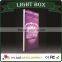 textile light box acrylic and aluminum CE UL RoHS Any sizes available and portable