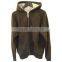 80% cotton 20% polyester (fleece) hoodies hoody jacket with custom stripes and a drawstring cord