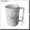 decal porcelain beer mug