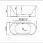 cUPC decorative bath tub,portable mini hot tub,luxurious sex hot tub