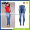 Large Size Waist Slim Stretch Feet Jeans Trousers