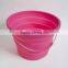 Portable and Eco friendly silicone collapsible ice buckets/silicone beer bucket