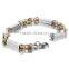 Classic 316L Stainless Steel Bracelet with Totem Pattern Etching for Men