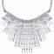 New Design Fashion Crystal Necklaces Women Luxury Statement Diamond Necklace Jewelry SKA8450